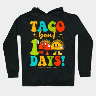 Groovy Taco Bout 100 Days Of School Students Teachers Hoodie